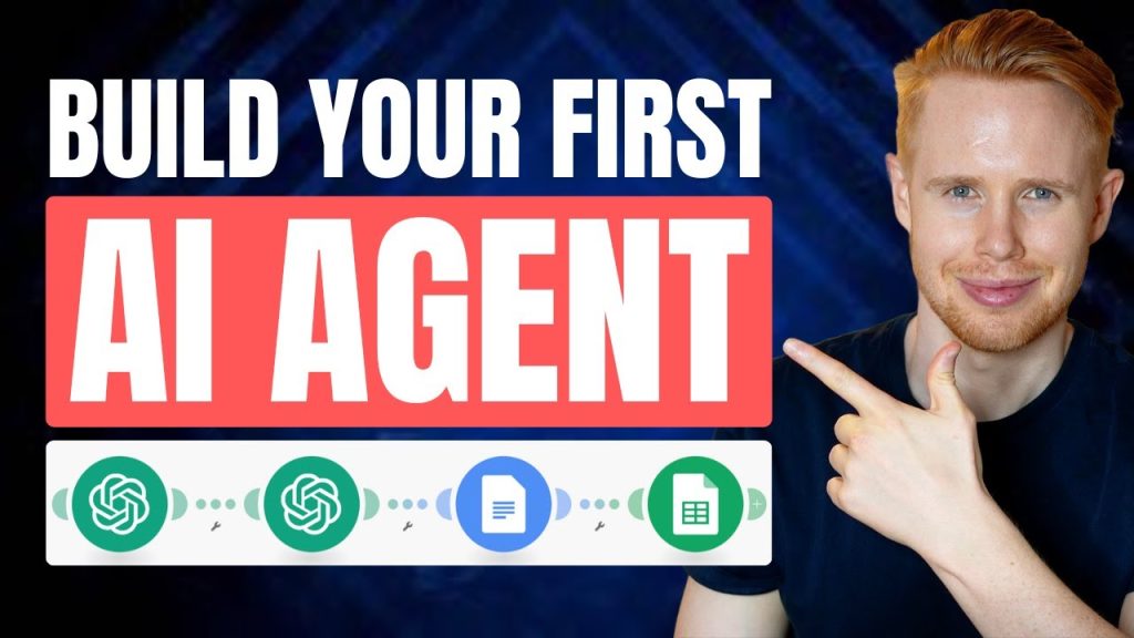 AI 자동화툴_Make.com & ChatGPT로 첫 AI 에이전트 구축하기 – 초보자 가이드
_Jono Catliff