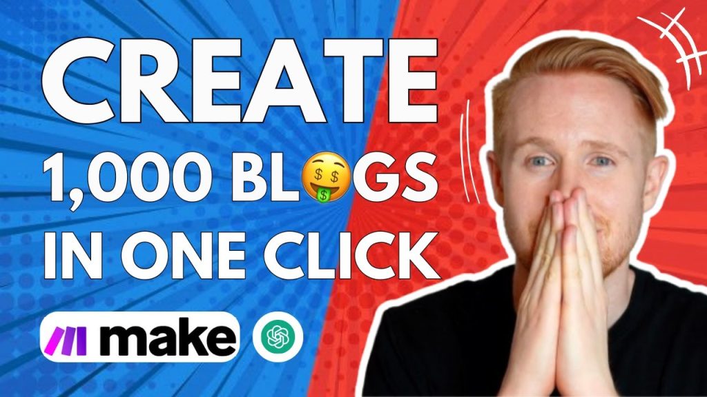 AI 자동화툴_Make.com 자동화로 클릭 한 번으로 1,000개 이상의 블로그를 만드는 방법 SEO 최적화 포함_Jono Catliff